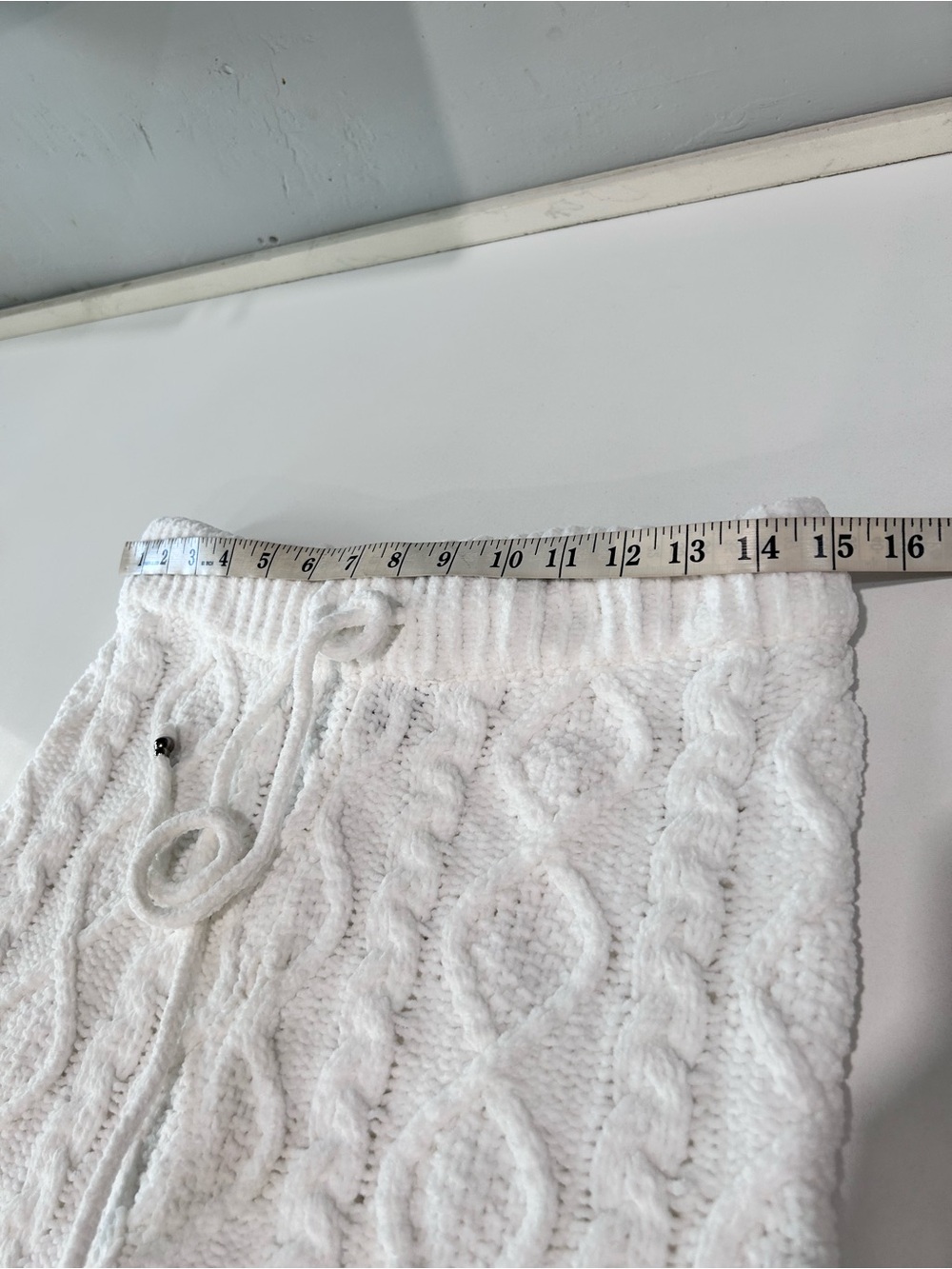 POL thick cable knight white pants - Picture 9 of 16